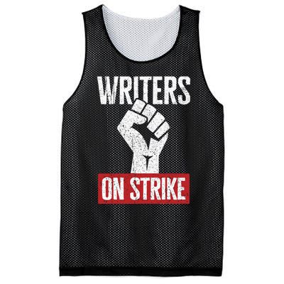 Writers Guild Of America On Strike Anti AI Chatbots WGA Mesh Reversible Basketball Jersey Tank