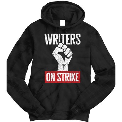 Writers Guild Of America On Strike Anti AI Chatbots WGA Tie Dye Hoodie