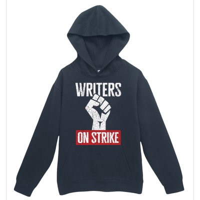 Writers Guild Of America On Strike Anti AI Chatbots WGA Urban Pullover Hoodie