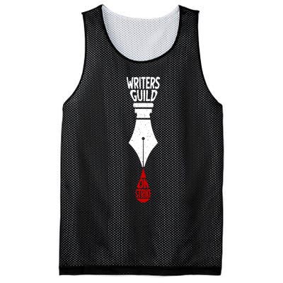 Writers Guild Of America Strike Spread Writing Stories WGA Mesh Reversible Basketball Jersey Tank