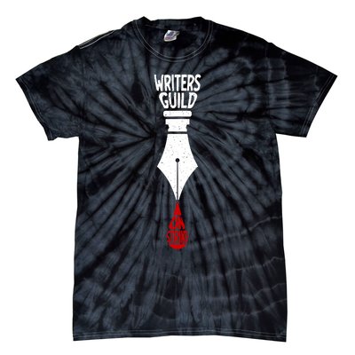 Writers Guild Of America Strike Spread Writing Stories WGA Tie-Dye T-Shirt