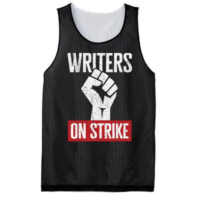 Writers Guild Of America On Strike Anti AI Chatbots WGA Mesh Reversible Basketball Jersey Tank