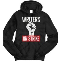 Writers Guild Of America On Strike Anti AI Chatbots WGA Tie Dye Hoodie