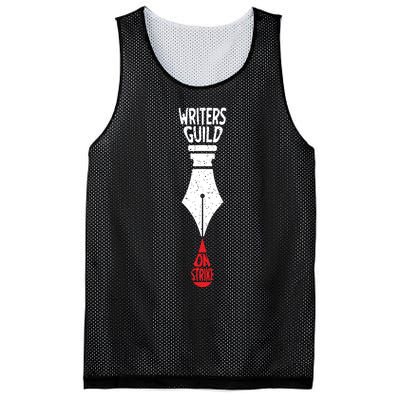 Writers Guild Of America On Strike Anti AI Chatbots WGA Mesh Reversible Basketball Jersey Tank