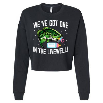 We've Got One In The Livewell Pregnancy Announcement Cropped Pullover Crew