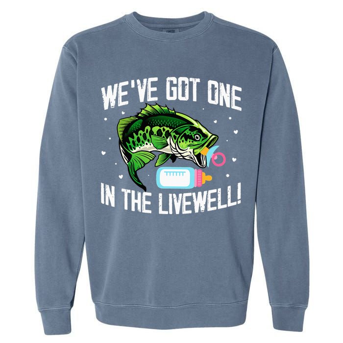We've Got One In The Livewell Pregnancy Announcement Garment-Dyed Sweatshirt