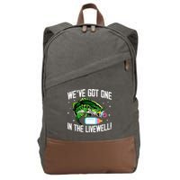 We've Got One In The Livewell Pregnancy Announcement Cotton Canvas Backpack