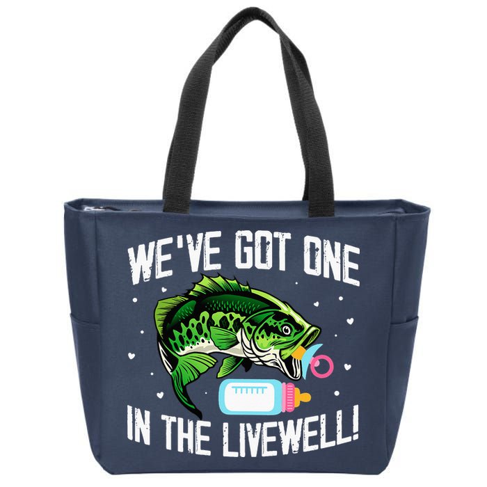 We've Got One In The Livewell Pregnancy Announcement Zip Tote Bag