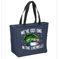 We've Got One In The Livewell Pregnancy Announcement Zip Tote Bag