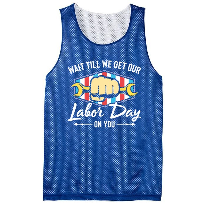 Worker Get Our Labor Day Patriotic Laborer Happy Labor Day Gift Mesh Reversible Basketball Jersey Tank