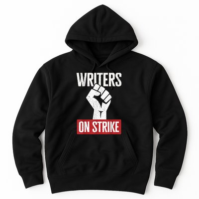 WGA Writers Guild Of America On Strike Hoodie