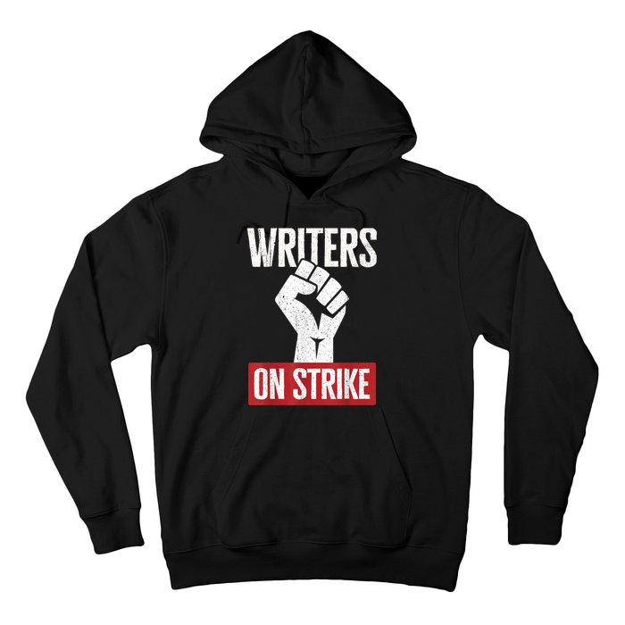 WGA Writers Guild Of America On Strike Hoodie