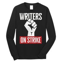 WGA Writers Guild Of America On Strike Long Sleeve Shirt