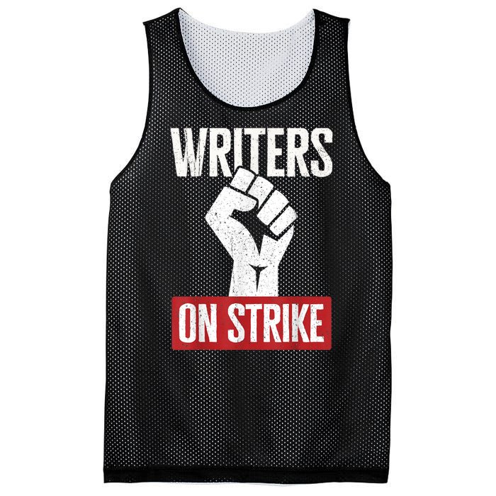 WGA Writers Guild Of America On Strike Mesh Reversible Basketball Jersey Tank