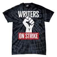 WGA Writers Guild Of America On Strike Tie-Dye T-Shirt