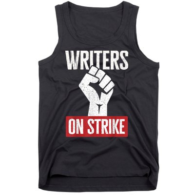 WGA Writers Guild Of America On Strike Tank Top