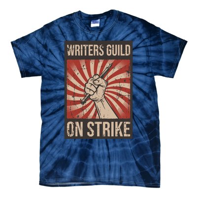 Writers Guild Of America On Strike Anti Ai Chatbots WGA Tie-Dye T-Shirt