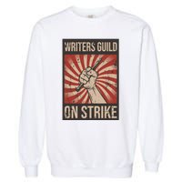 Writers Guild Of America On Strike Anti Ai Chatbots WGA Garment-Dyed Sweatshirt