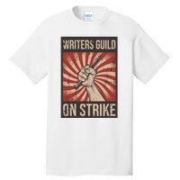 Writers Guild Of America On Strike Anti Ai Chatbots WGA Tall T-Shirt