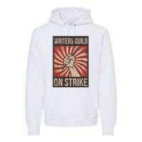 Writers Guild Of America On Strike Anti Ai Chatbots WGA Premium Hoodie