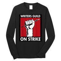 WGA Writers Guild Of America On Strike Long Sleeve Shirt