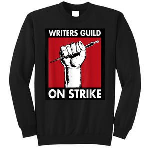 WGA Writers Guild Of America On Strike Sweatshirt