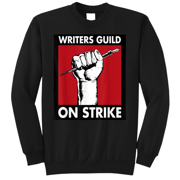 WGA Writers Guild Of America On Strike Sweatshirt