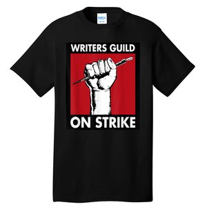 WGA Writers Guild Of America On Strike Tall T-Shirt