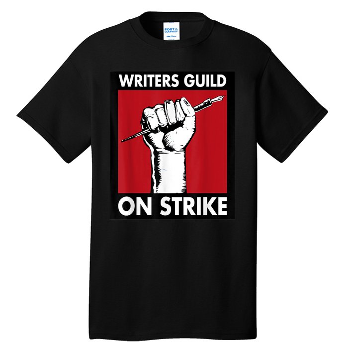 WGA Writers Guild Of America On Strike Tall T-Shirt