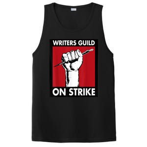 WGA Writers Guild Of America On Strike PosiCharge Competitor Tank