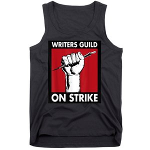 WGA Writers Guild Of America On Strike Tank Top