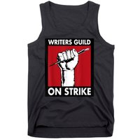 WGA Writers Guild Of America On Strike Tank Top