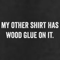 Wood Glue On It Funny Carpenter Sayings For Woodworker Golf Towel