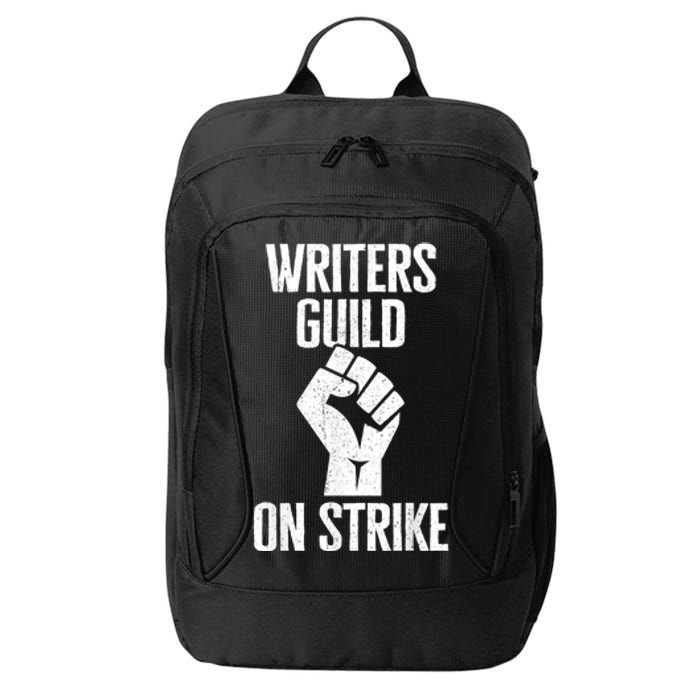 WGA Writers Guild Of America On Strike City Backpack