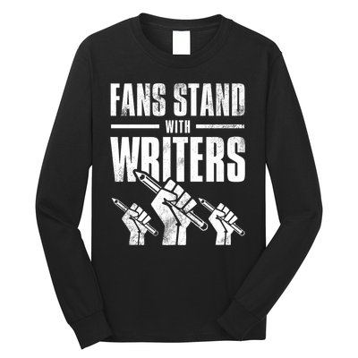 WGA Writers Guild Of America On Strike Premium Long Sleeve Shirt