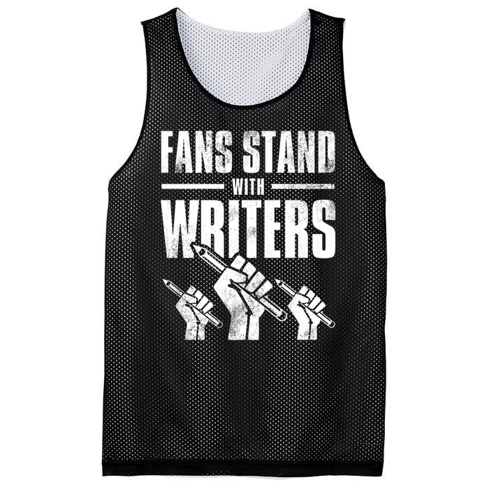 WGA Writers Guild Of America On Strike Premium Mesh Reversible Basketball Jersey Tank