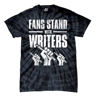 WGA Writers Guild Of America On Strike Premium Tie-Dye T-Shirt