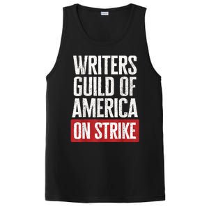 WGA Writers Guild Of America On Strike PosiCharge Competitor Tank