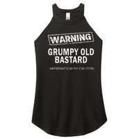 Warning Grumpy Old Bastard Women’s Perfect Tri Rocker Tank