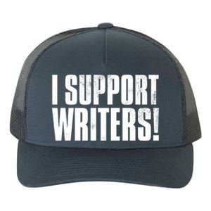 WGA Writers Guild Of America On Strike Yupoong Adult 5-Panel Trucker Hat