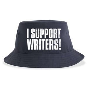 WGA Writers Guild Of America On Strike Sustainable Bucket Hat