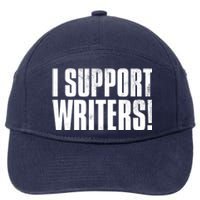 WGA Writers Guild Of America On Strike 7-Panel Snapback Hat