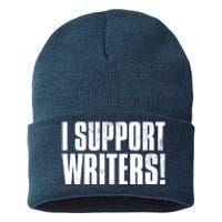 WGA Writers Guild Of America On Strike Sustainable Knit Beanie