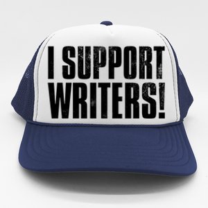 WGA Writers Guild Of America On Strike Trucker Hat