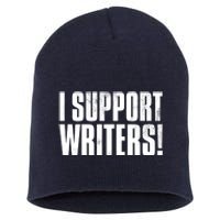 WGA Writers Guild Of America On Strike Short Acrylic Beanie