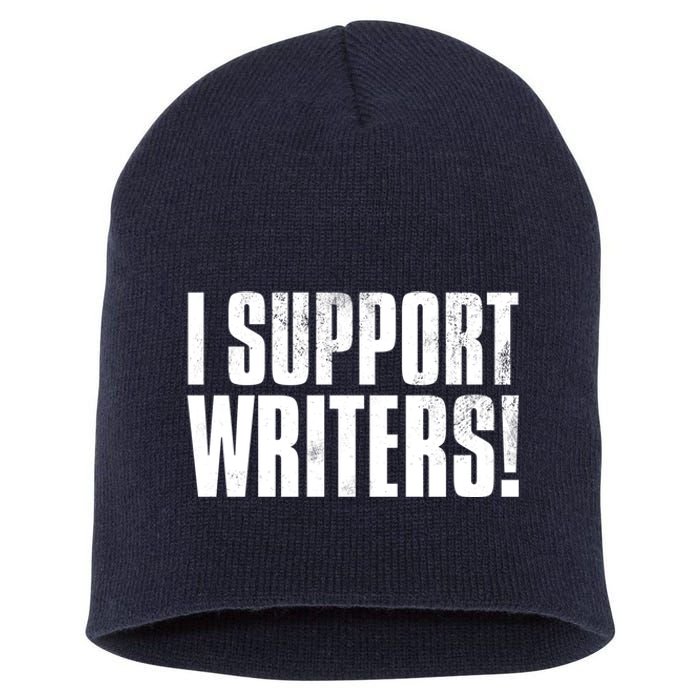 WGA Writers Guild Of America On Strike Short Acrylic Beanie