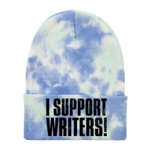 WGA Writers Guild Of America On Strike Tie Dye 12in Knit Beanie