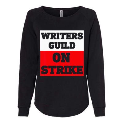 Writers Guild ON STRIKE Womens California Wash Sweatshirt