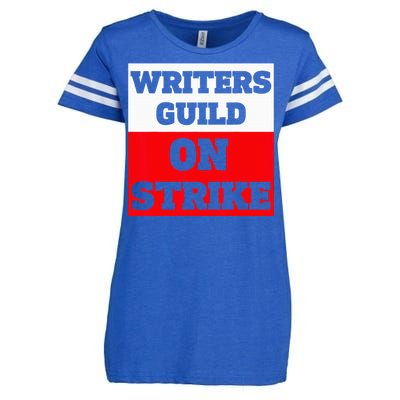 Writers Guild ON STRIKE Enza Ladies Jersey Football T-Shirt