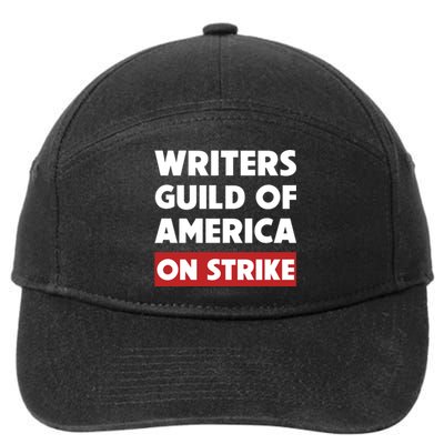 Writers Guild Of America On Strike 7-Panel Snapback Hat